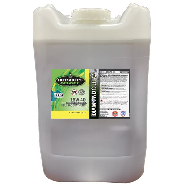 HSS 15W40 5 Gallon Black Diamond OUTLAW Oil BD05GZ