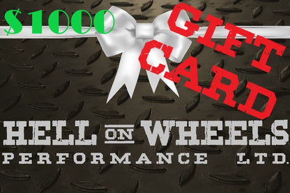 Hell On Wheels Performance Gift Cards